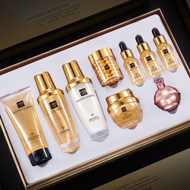 Luxury Skincare Toner - 여성 24K 골드 스킨 케어 세트