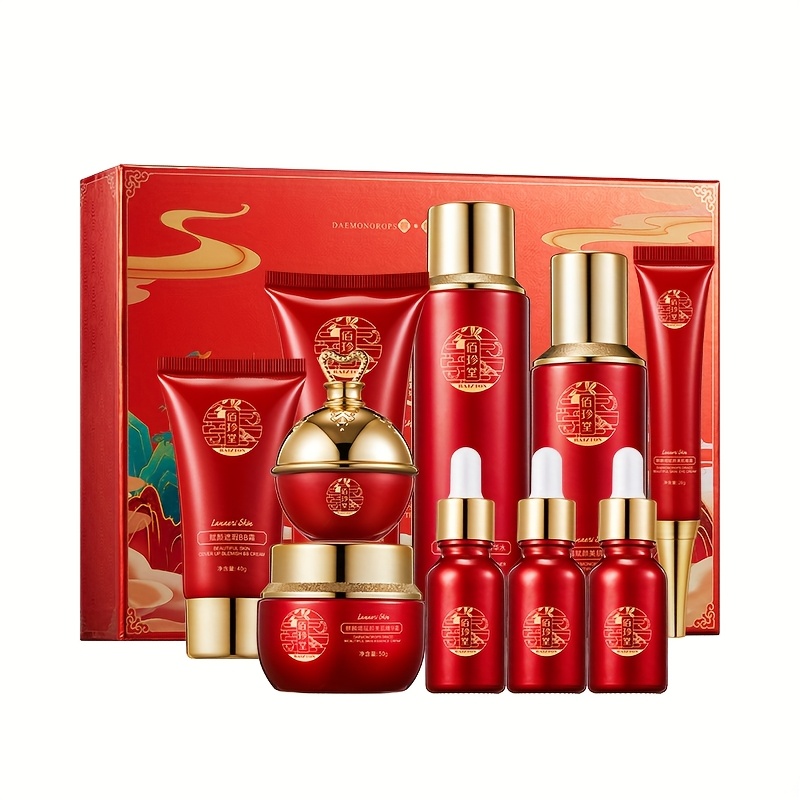 Luxury Skincare Kit - 퀼린 지에 푸얀 친룬 10종 세트,