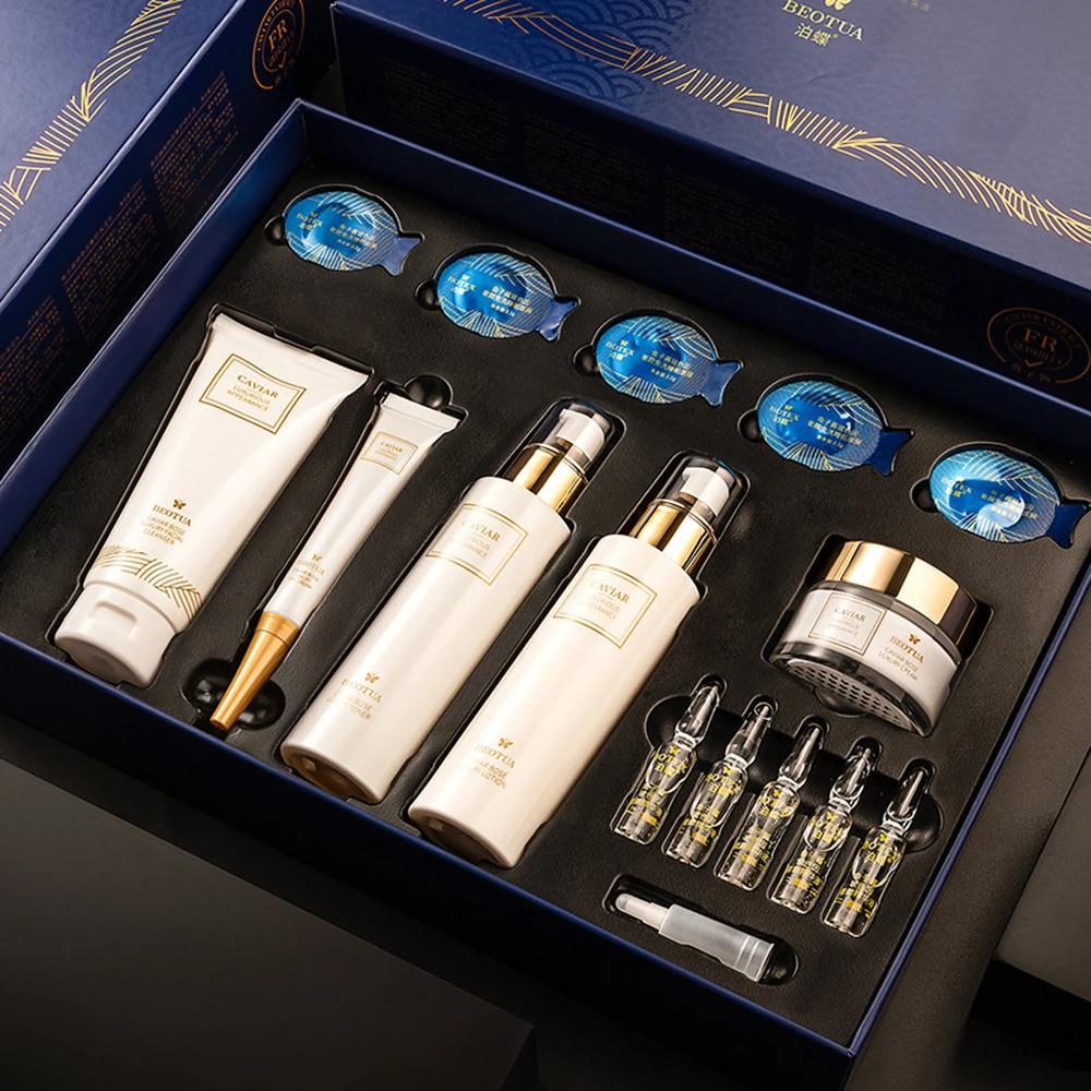 Luxury Skincare Kit - 15종 캐비어 스킨케어 세트 페이스 세럼