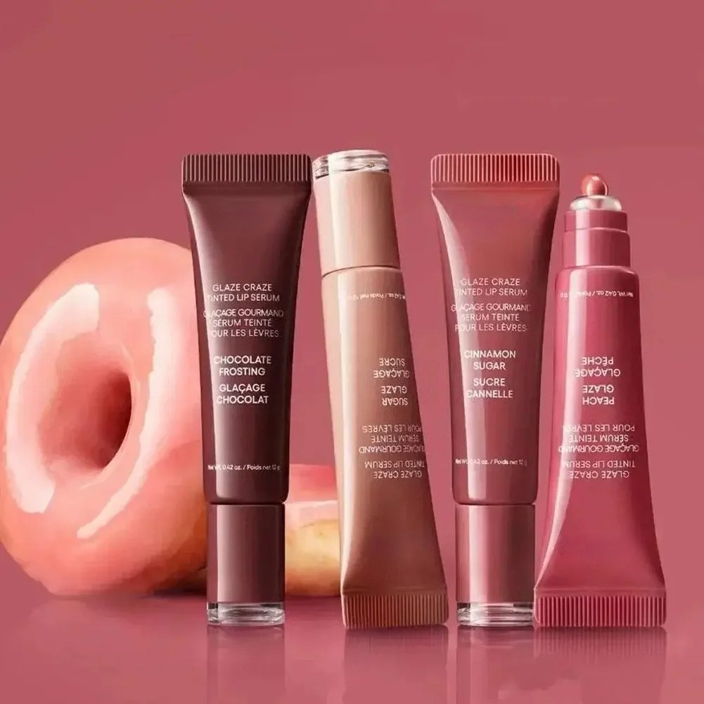 새로운 틴티드 폴리펩타이드 립글로스 세럼 과일 도넛 립 - Luxury Skincare Kit 리뷰 및 가격
