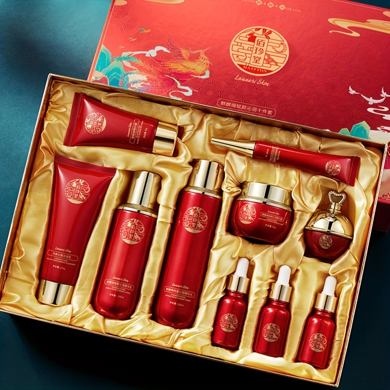 퀼린 지에 푸얀 친룬 10종 세트, 다양한 허브 추출물 - Luxury Skincare Kit 리뷰 및 가격